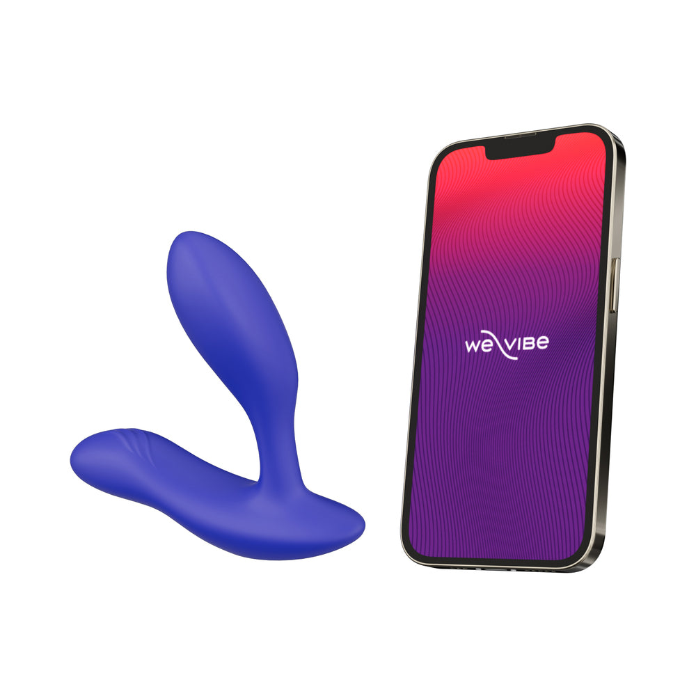 WE-VIBE VECTOR+ DUAL STIMULATION PROSTATE MASSAGER ROYAL BLUE