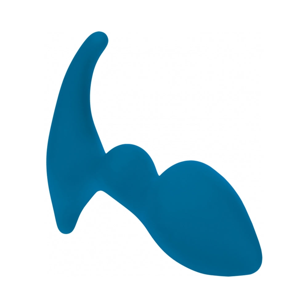 LEVELZ DOUBLE RIPPLE SILICONE PROSTATE MASSAGER TEAL