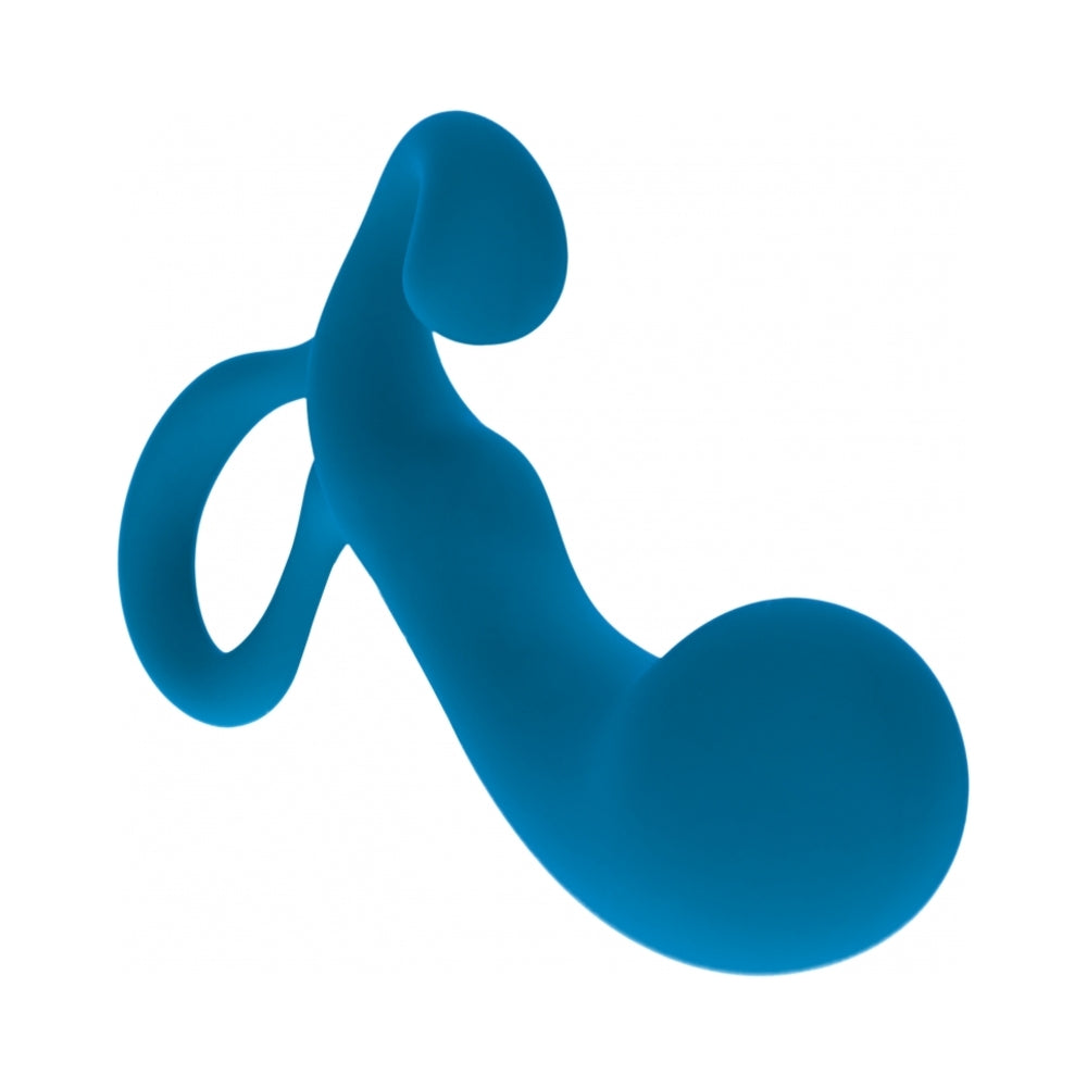 LEVELZ BULB WITH LOOP SILICONE PROSTATE MASSAGER SMALL TEAL