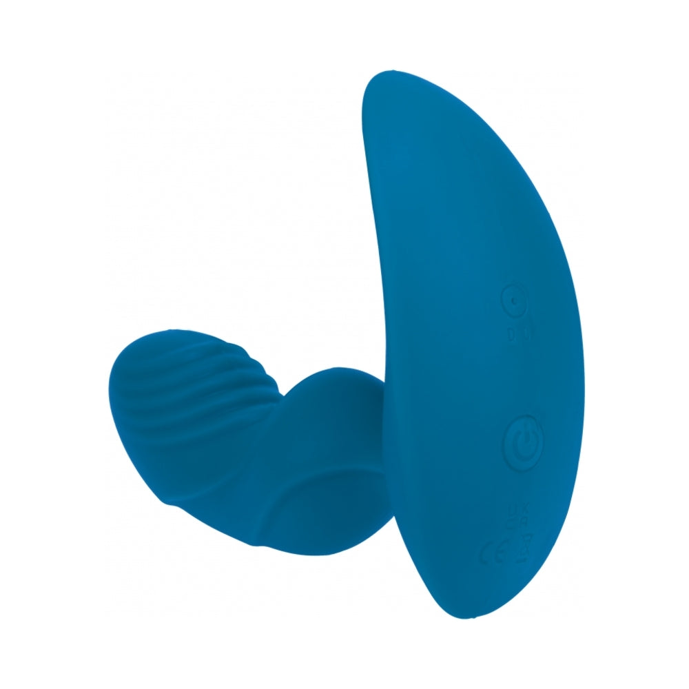 LEVELZ RIPPLE VIBRATING SILICONE PROSTATE STIMULATOR TEAL