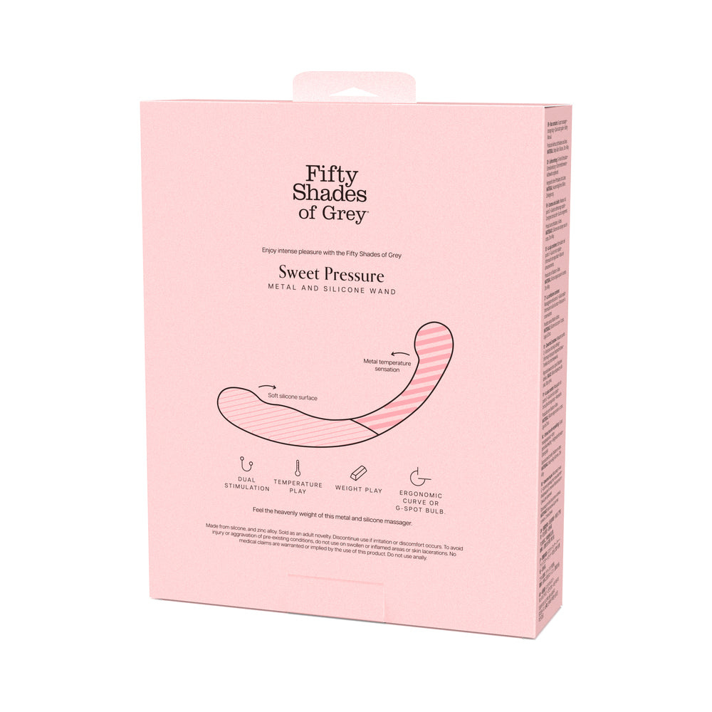 FIFTY SHADES OF GREY - SWEET PRESSURE SILICONE & METAL WAND