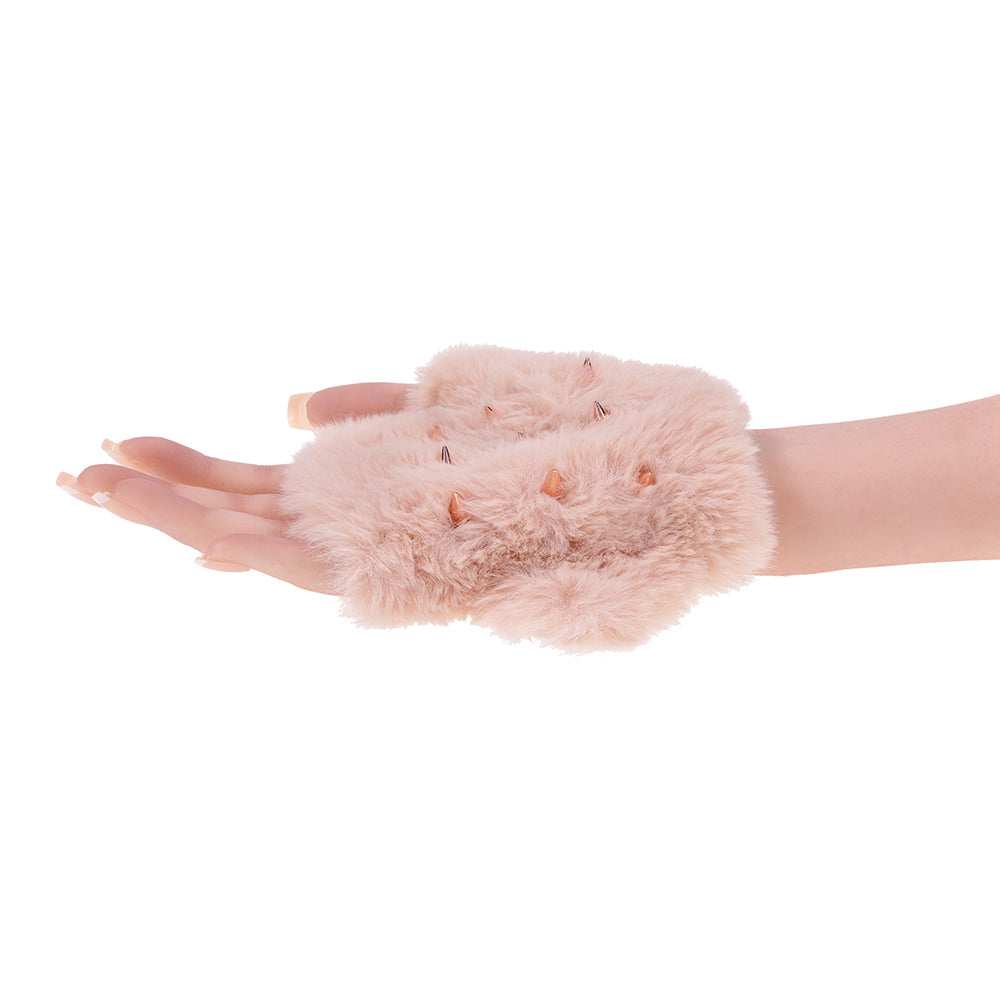 SPORTSHEETS - SEX & MISCHIEF PEACHES ''N CREAME SPIKED SENSORY GLOVE