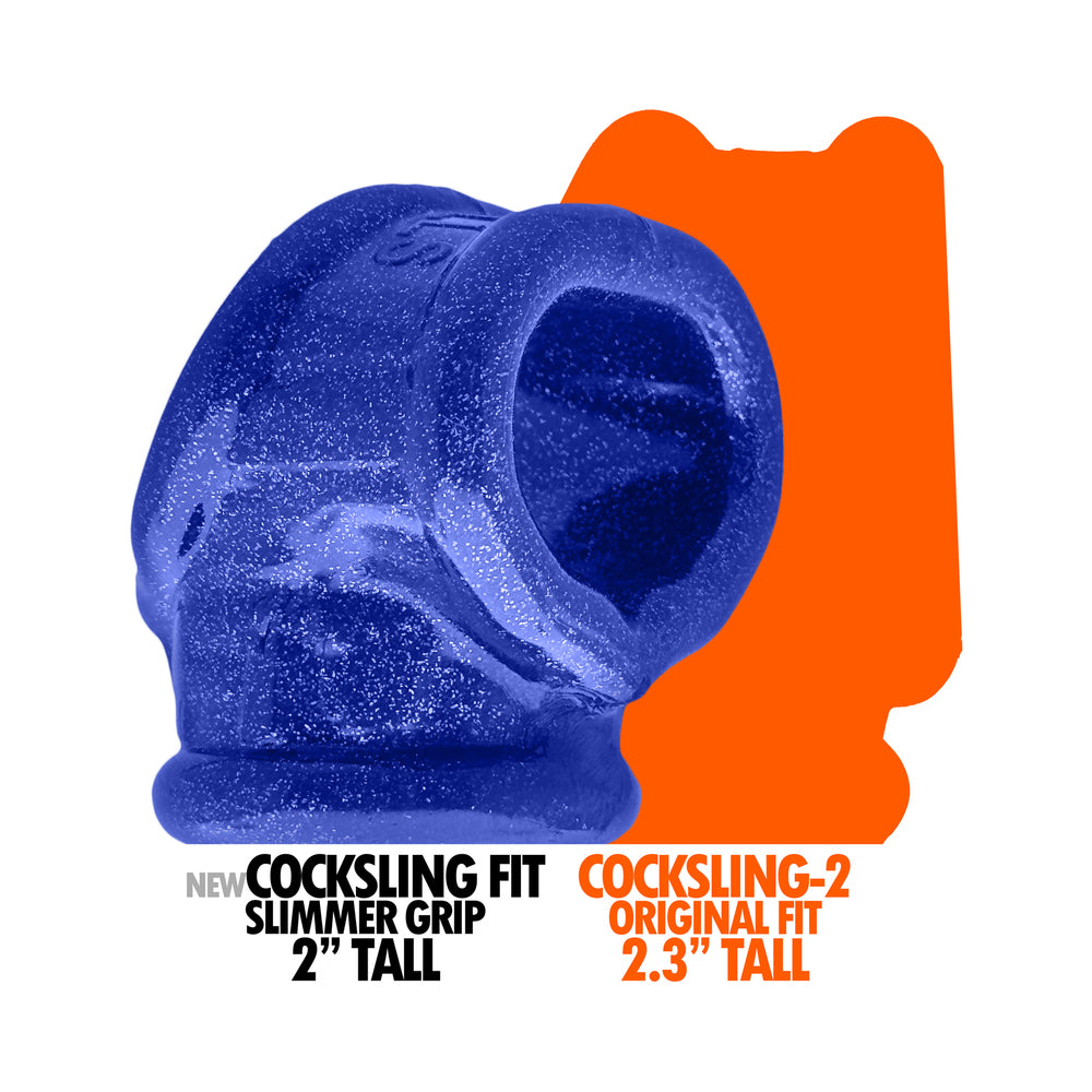 OXBALLS COCKSLING FIT SLING BLUE FIRE