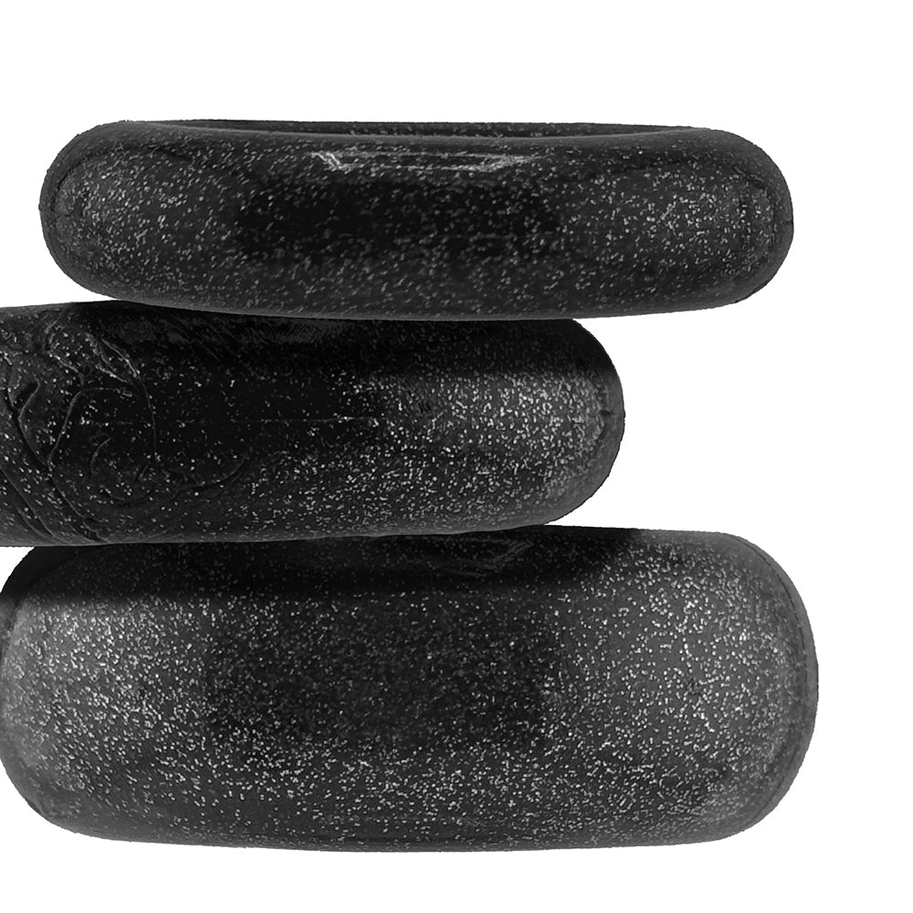 OXBALLS - COCKPACK MULTI DESIGN 3-PACK BLACK MICA
