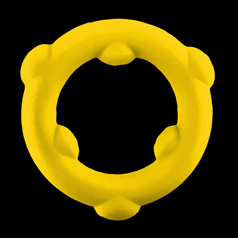 OXBALLS SPINNER SINGLE SILICONE RING YELLOW