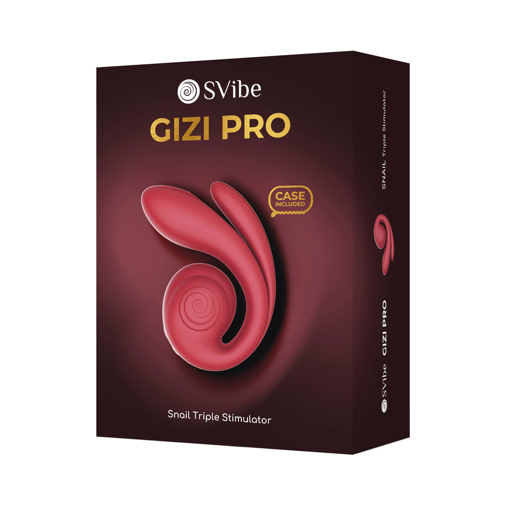 SVIBE - SNAIL GIZI PRO VIBRATOR BORDEAUX