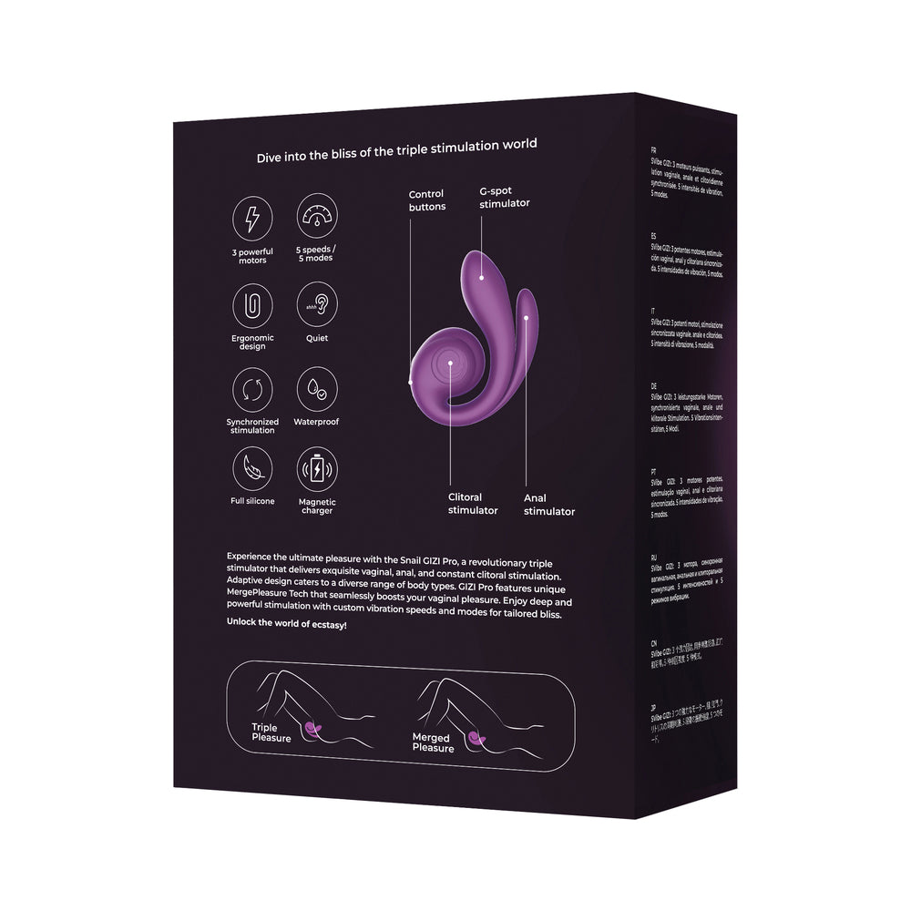 SVIBE - SNAIL GIZI PRO VIBRATOR GRAPE