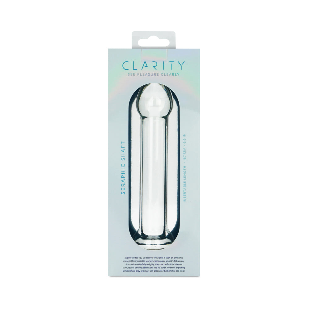 CLARITY SERAPHIC SHAFT GLASS DILDO