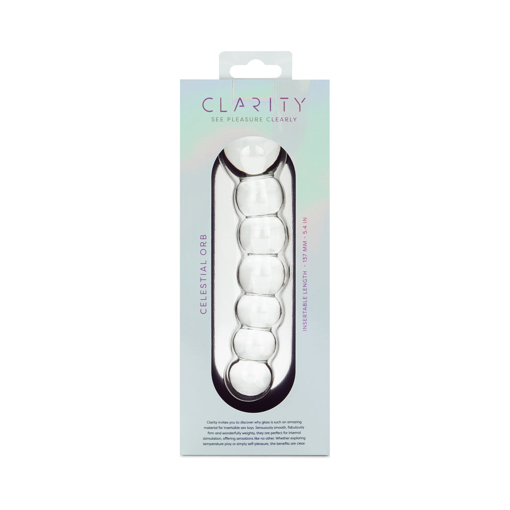 CREATIVE CONCEPTIONS - CLARITY CELESTIAL ORB GLASS DILDO