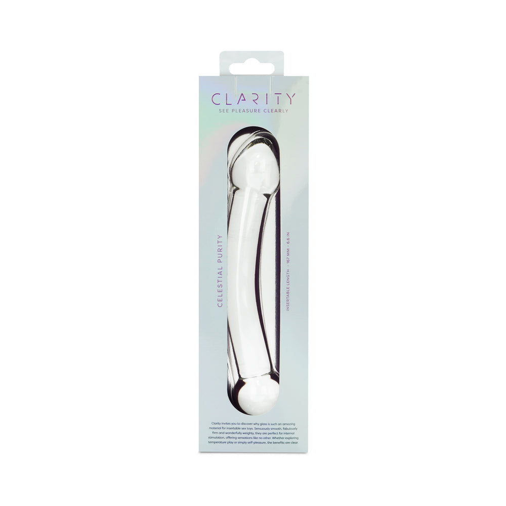 CREATIVE CONCEPTIONS - CLARITY CELESTIAL PURITY GLASS DILDO