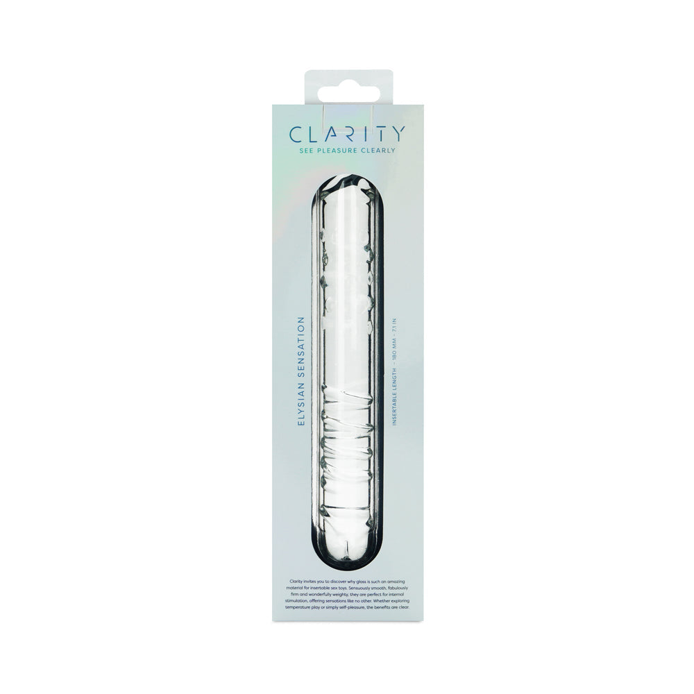 CREATIVE CONCEPTIONS - CLARITY ELYSIAN SENSATION GLASS DILDO