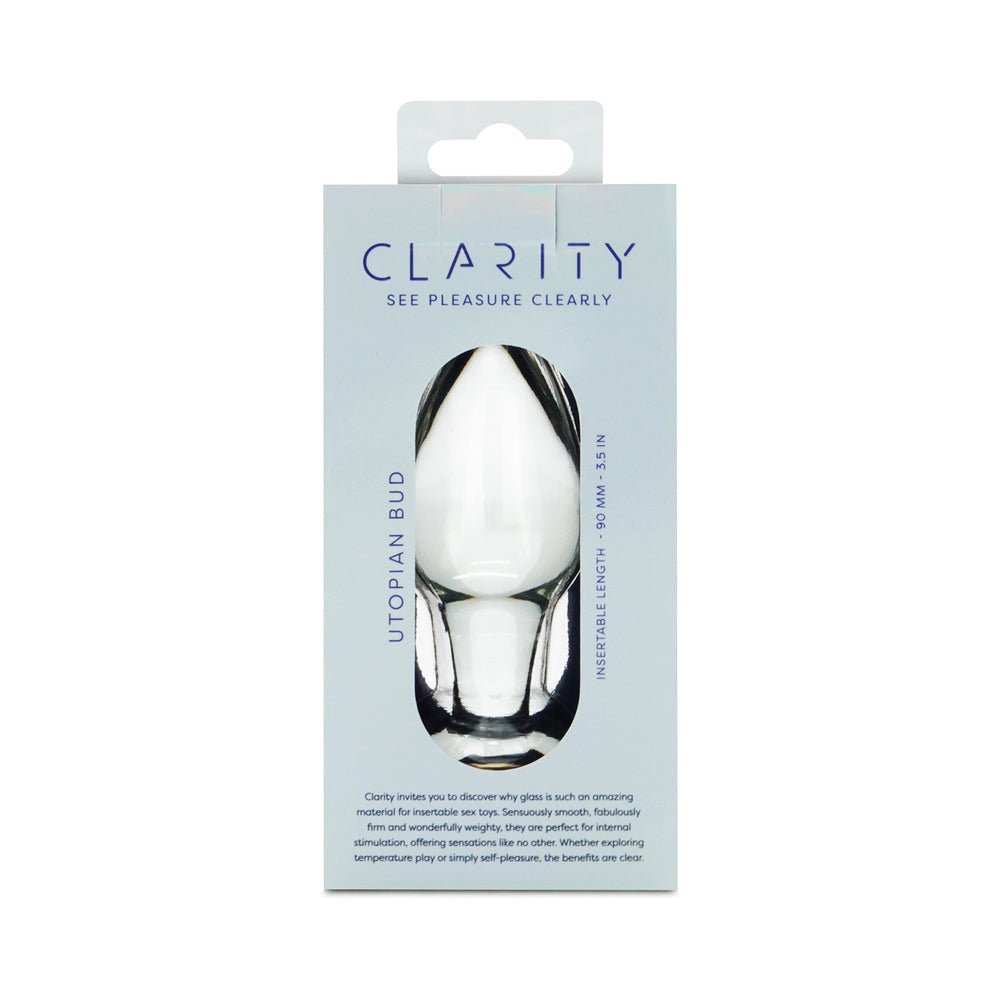 CREATIVE CONCEPTIONS - CLARITY UTOPIAN BUD GLASS PLUG