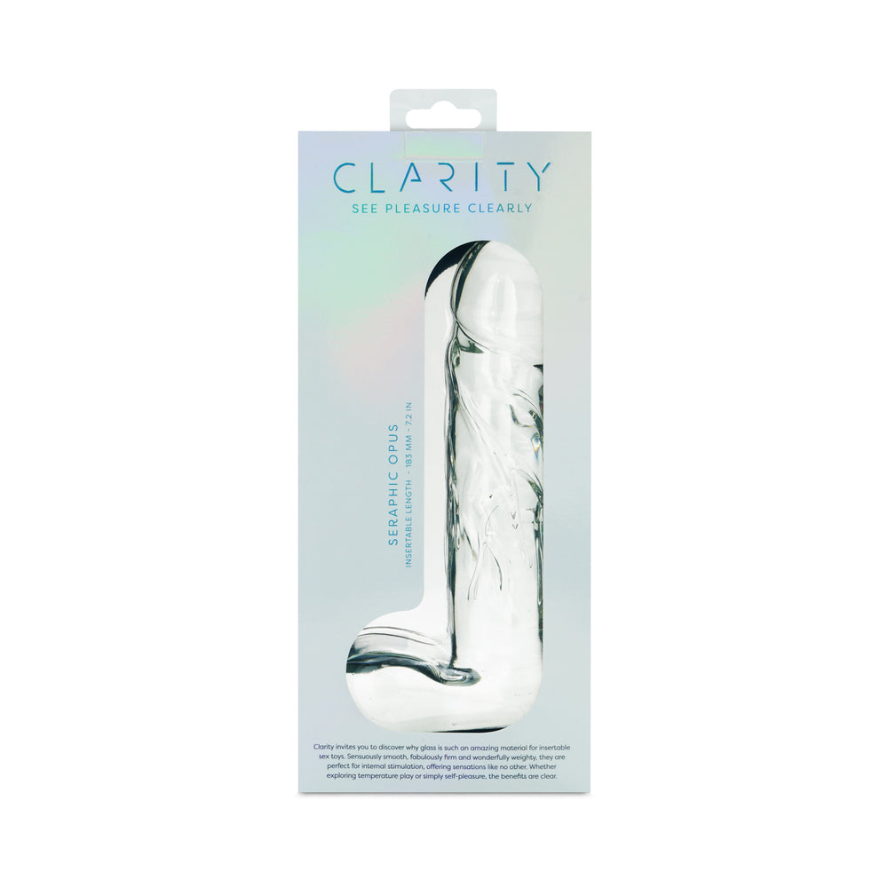 CREATIVE CONCEPTIONS - CLARITY SERAPHIC OPUS GLASS DILDO