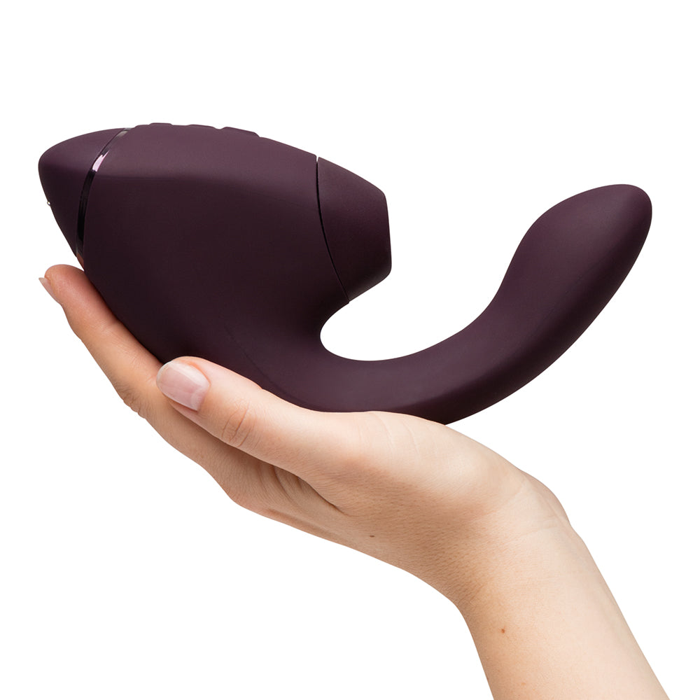 WOMANIZER - DUO NEXT ESTIMULADOR DUAL DE CLÍTORIS Y PUNTO G PÚRPURA OSCURO