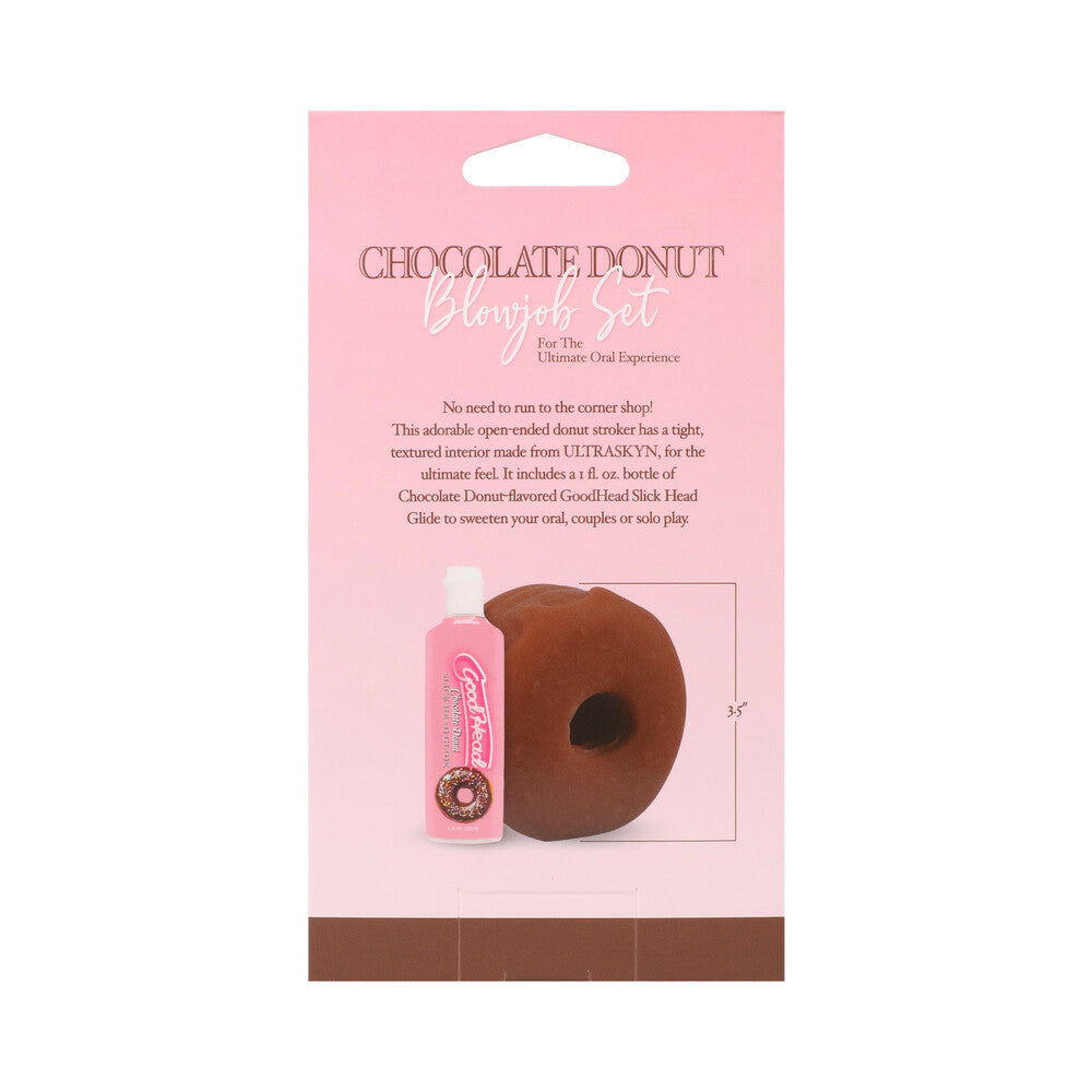 DOC JOHNSON - GOODHEAD CHOCOLATE DONUT BLOWJOB SET