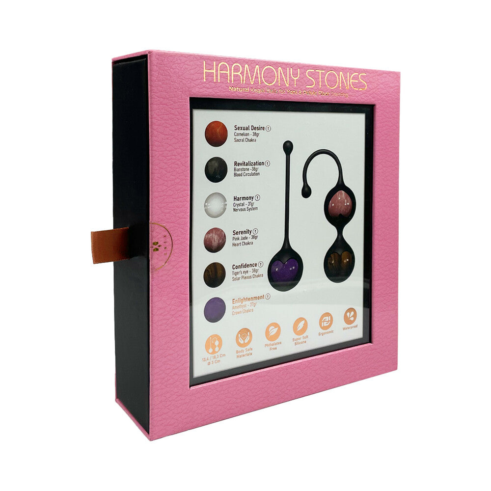 DOC JOHNSON - ADRIEN LASTIC HARMONY STONES BLACK