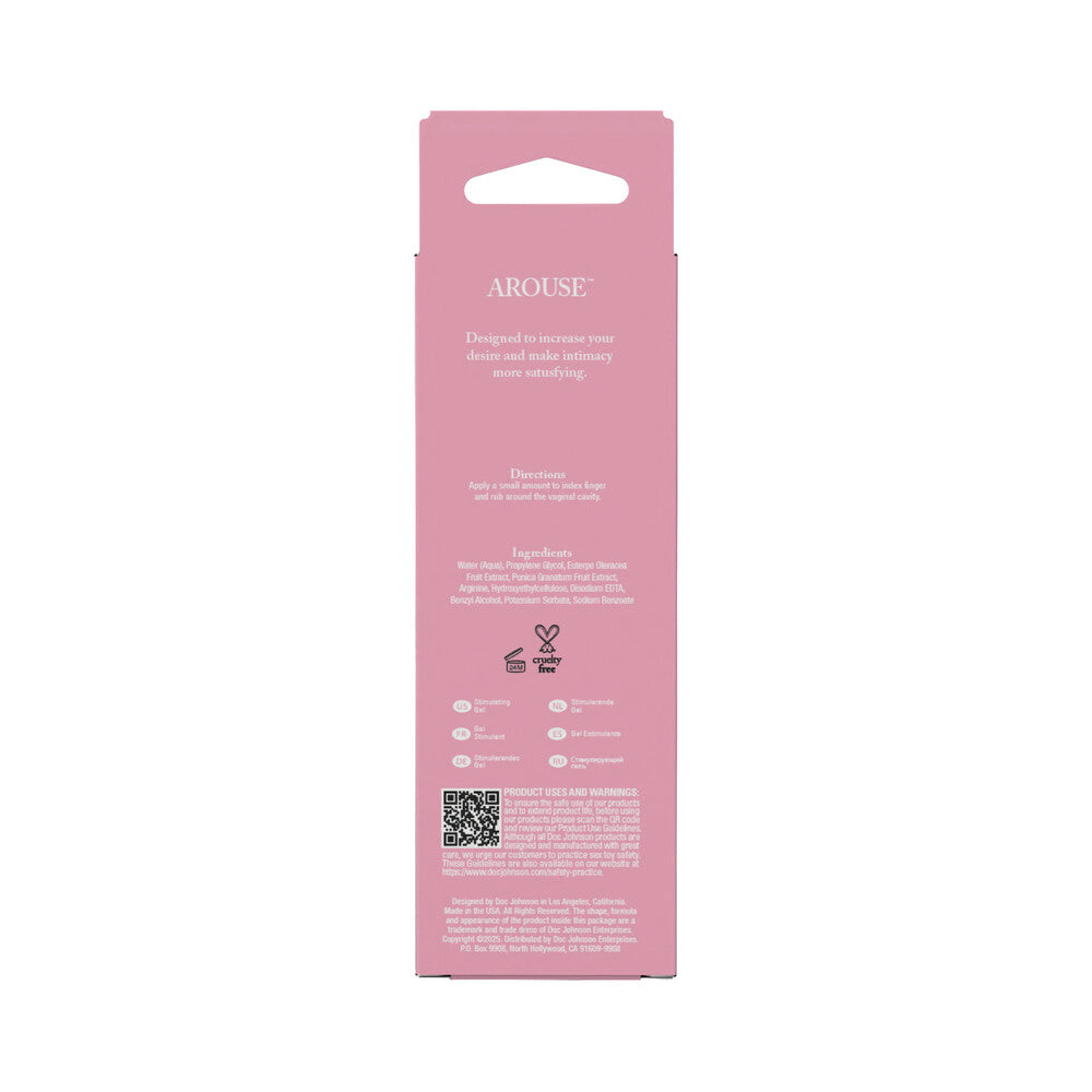 INTIMATE ENHANCEMENTS AROUSE STIMULATING GEL WITH L-ARGININE 2 OZ.