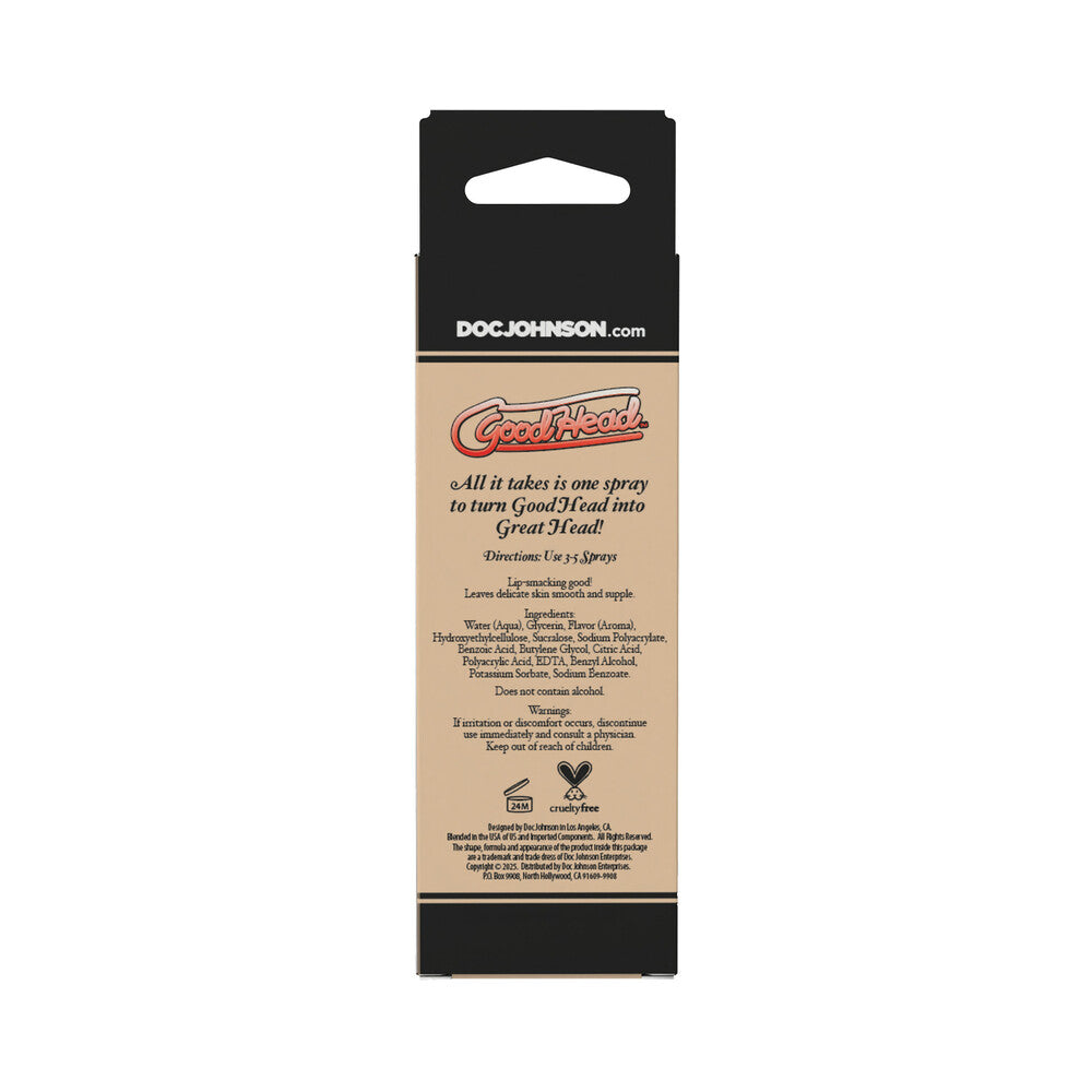 DOC JOHNSON - GOODHEAD JUICY HEAD COCKTAILS DRY MOUTH SPRAY STRAWBERRIES & CHAMPAGNE 2 OZ.
