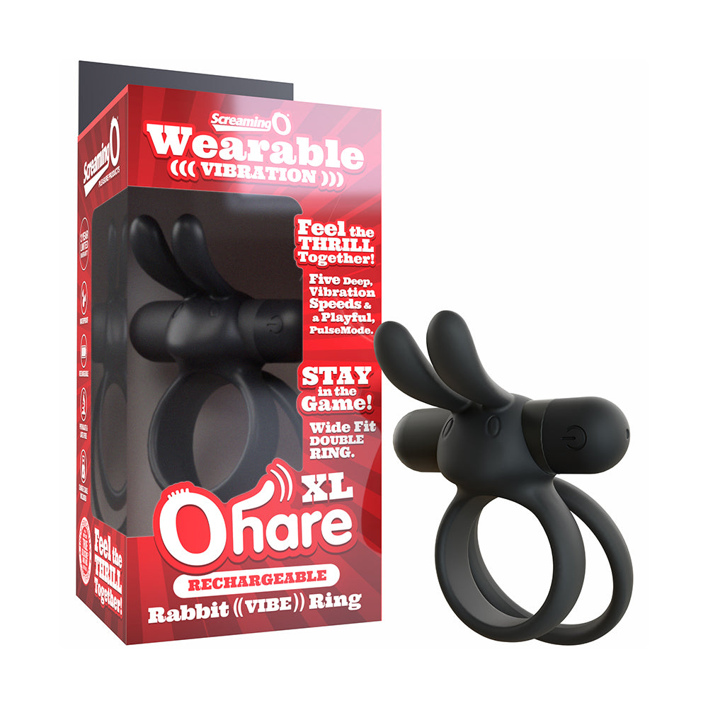 SCREAMING O - RECHARGEABLE OHARE XL BLACK