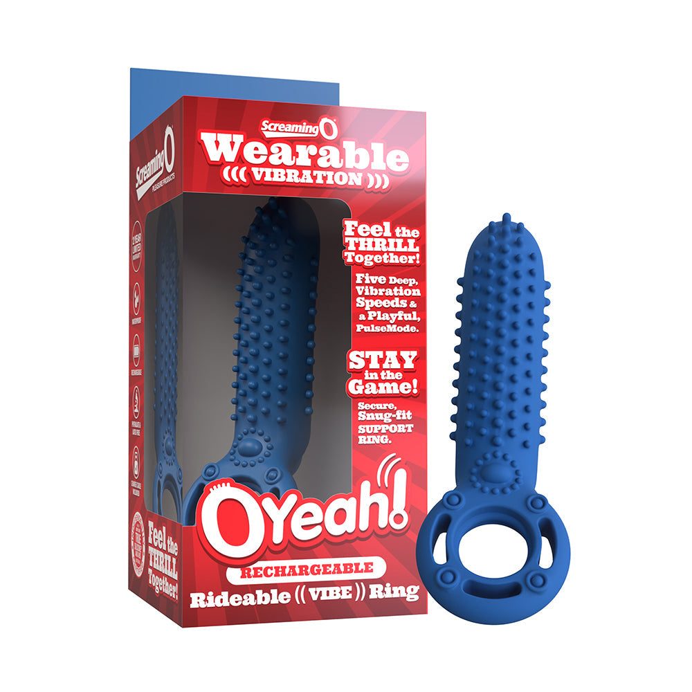 SCREAMING O RECHARGEABLE O YEAH SILICONE BLUE