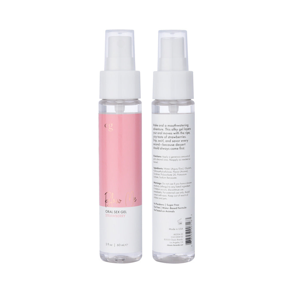 CLASSIC BRANDS - CG BLOW ME ORAL SEX GEL STRAWBERRY 2 OZ.