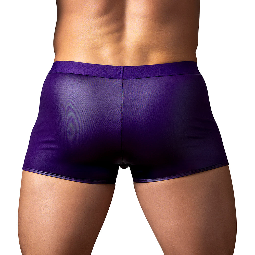 MALE POWER - EGGPLANT CROSSOVER SHORT