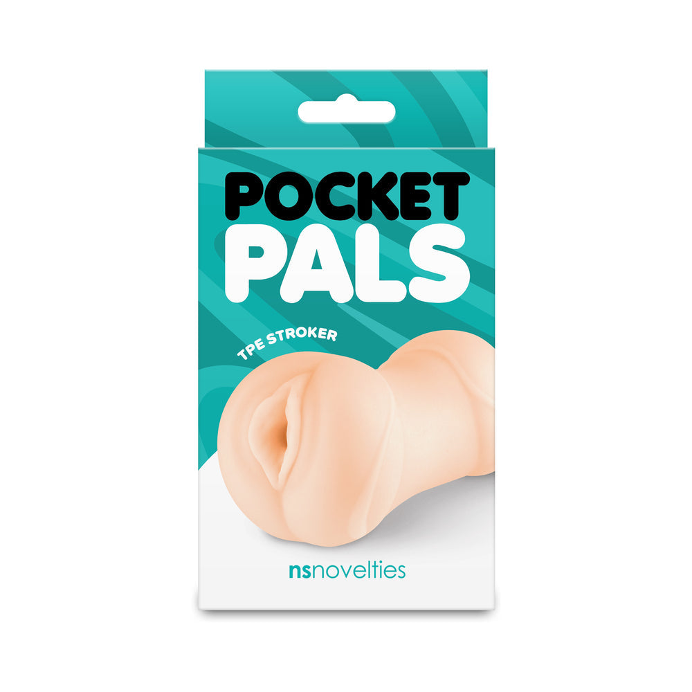 NS NOVELTIES - POCKET PALS VAGINA STROKER BEIGE