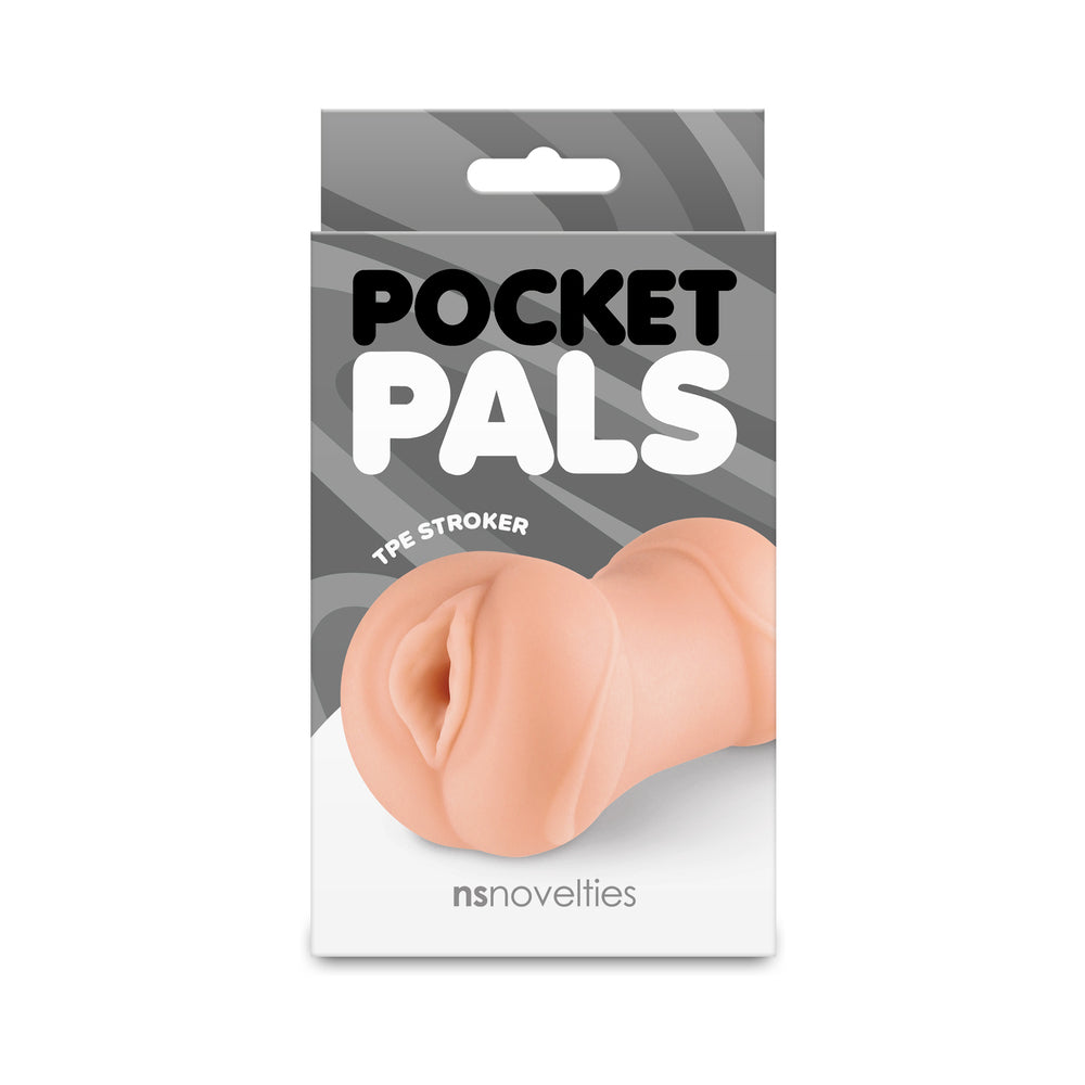 NS NOVELTIES - POCKET PALS VAGINA STROKER TAN