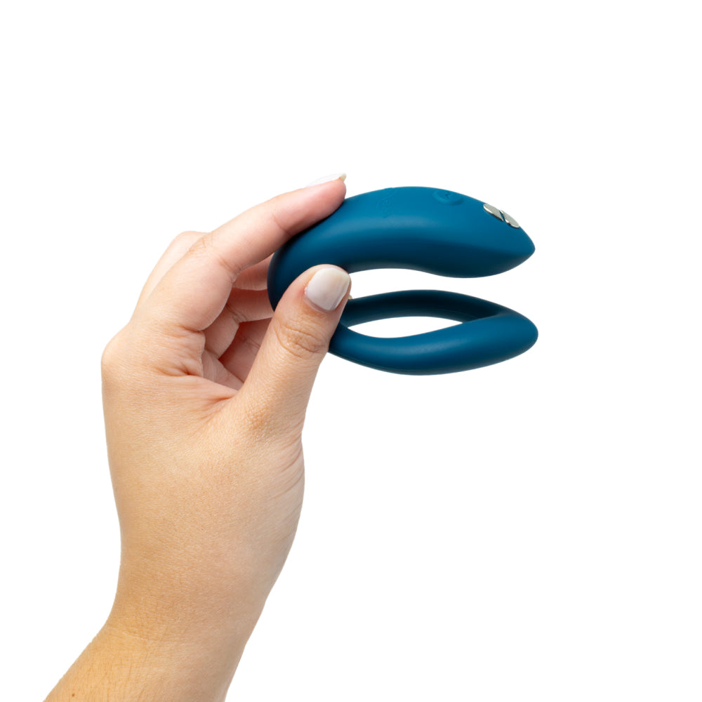 WE-VIBE - SYNC O RECHARGEABLE REMOTE CONTROL COUPLES VIBRATOR VELVET GREEN