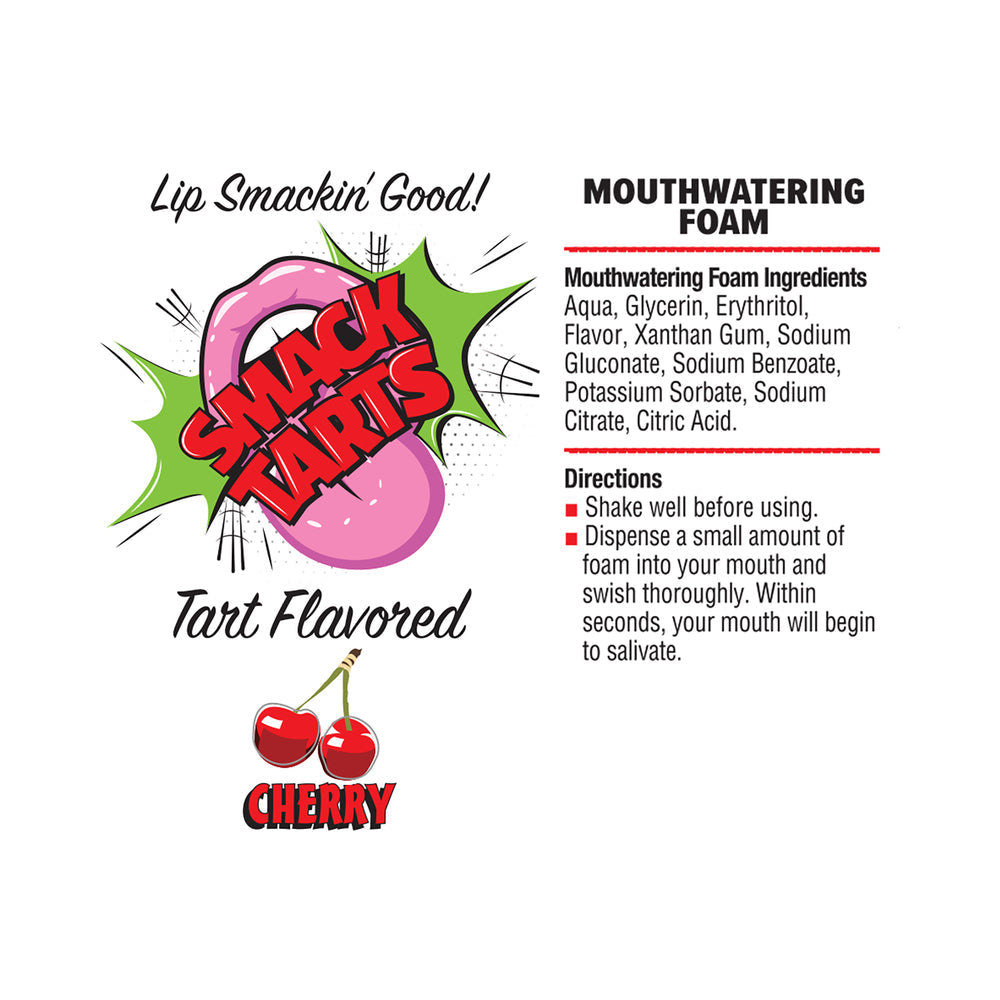 SMACK TARTS MOUTHWATERING FOAM SOUR CHERRY 2.7 OZ.