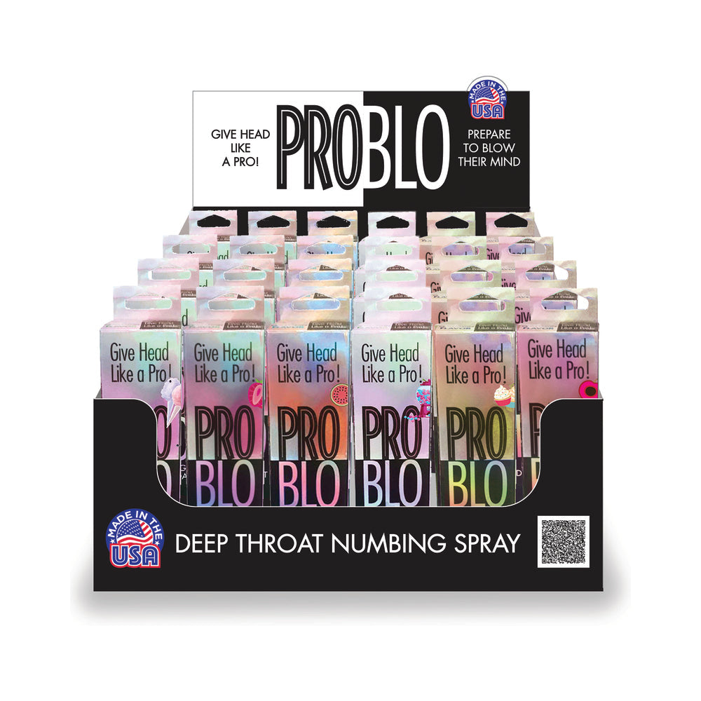 LITTLE GENIE - PROBLO DEEP THROAT SPRAY 24-PIECE DISPLAY