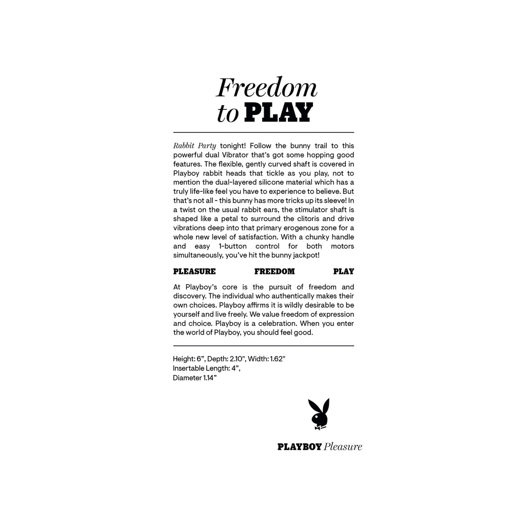 PLAYBOY - RABBIT PARTY PETAL
