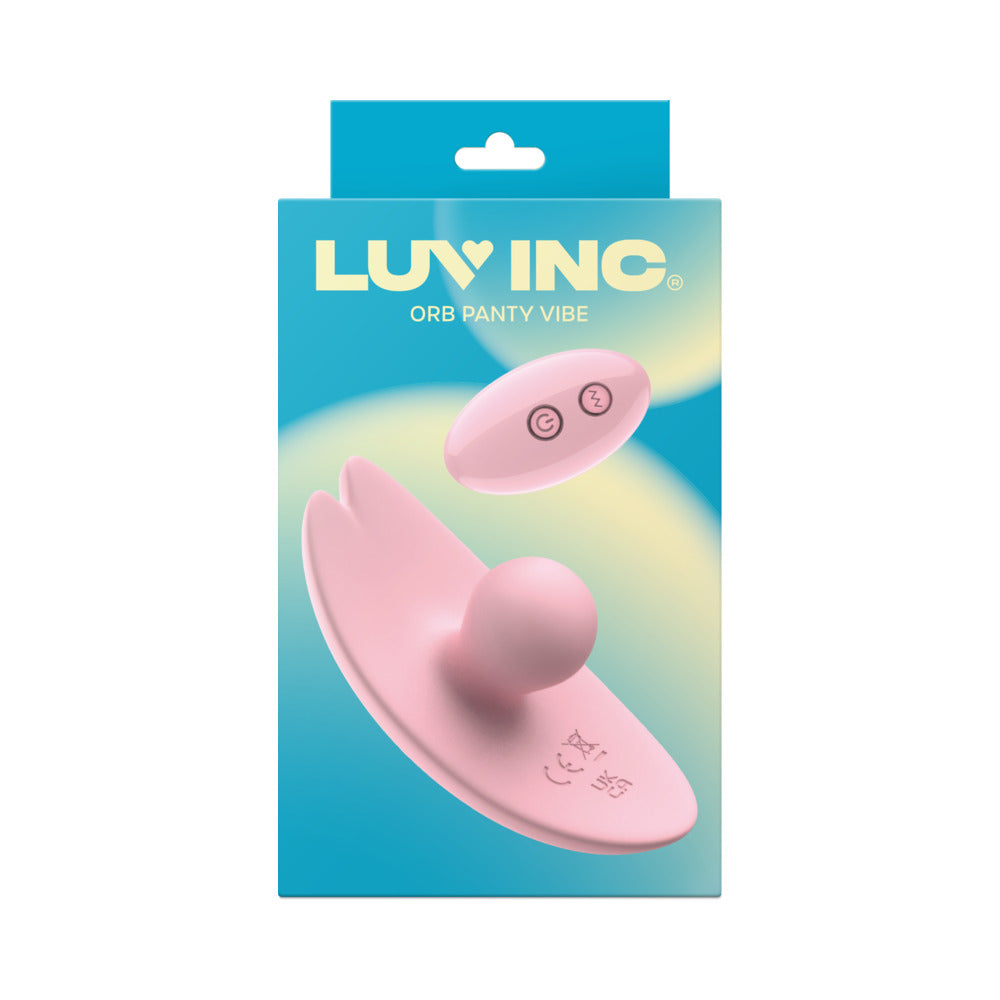 LUV INC PV35: ORB PANTY VIBE LIGHT PINK