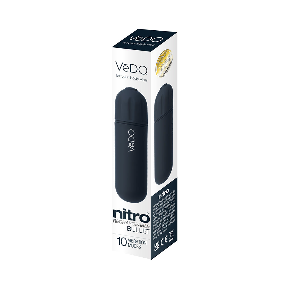 VEDO NITRO RECHARGEABLE BULLET VIBE BLACK