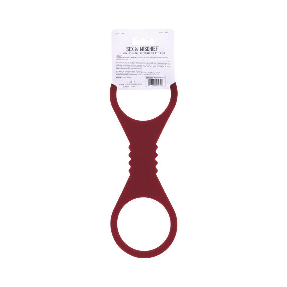 SPORTSHEETS SEX & MISCHIEF ENCHANTED LARGE SILICONE CUFFS