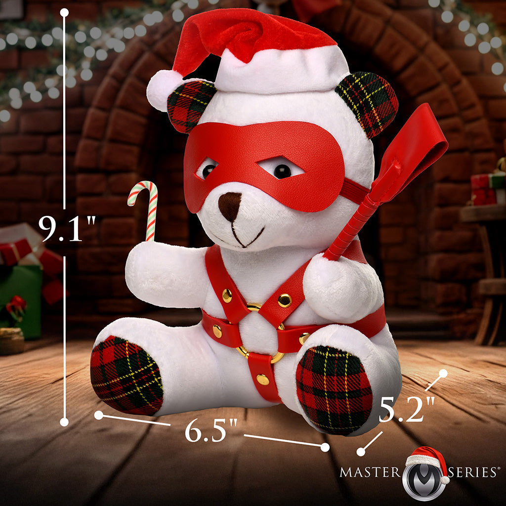 MASTER SERIES HOLIDAY BONDAGE BEAR WHITE