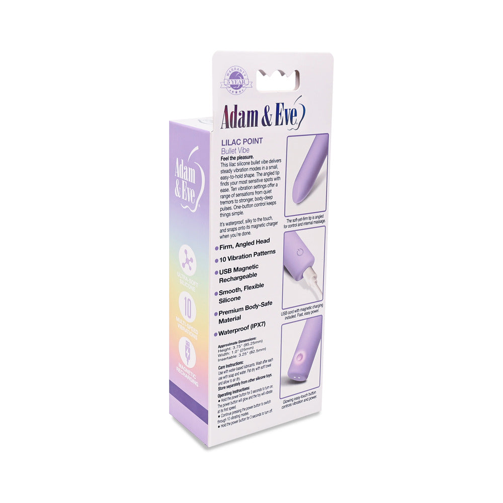 ADAM & EVE - VIBRADOR TIPO BALA LILAC POINT