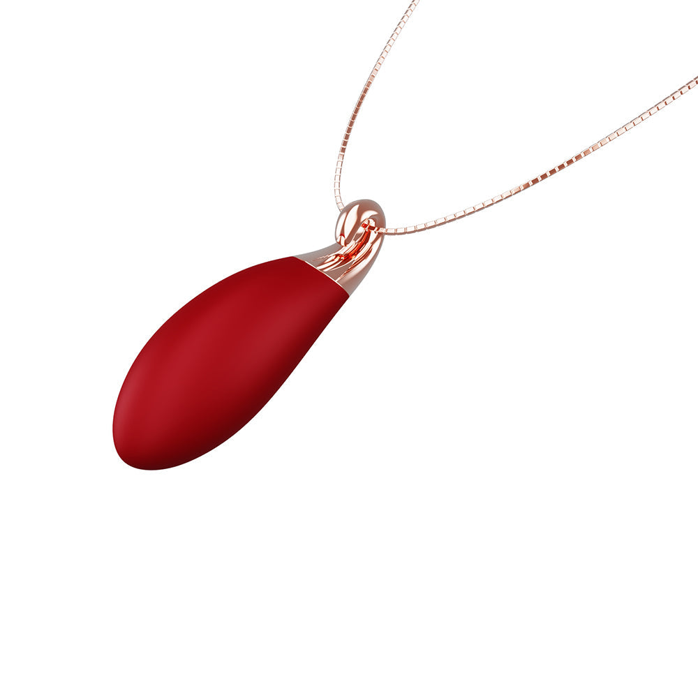 SAVAGE ME - THE PLEASURE COMPANY RUBY VIBRATING NECKLACE