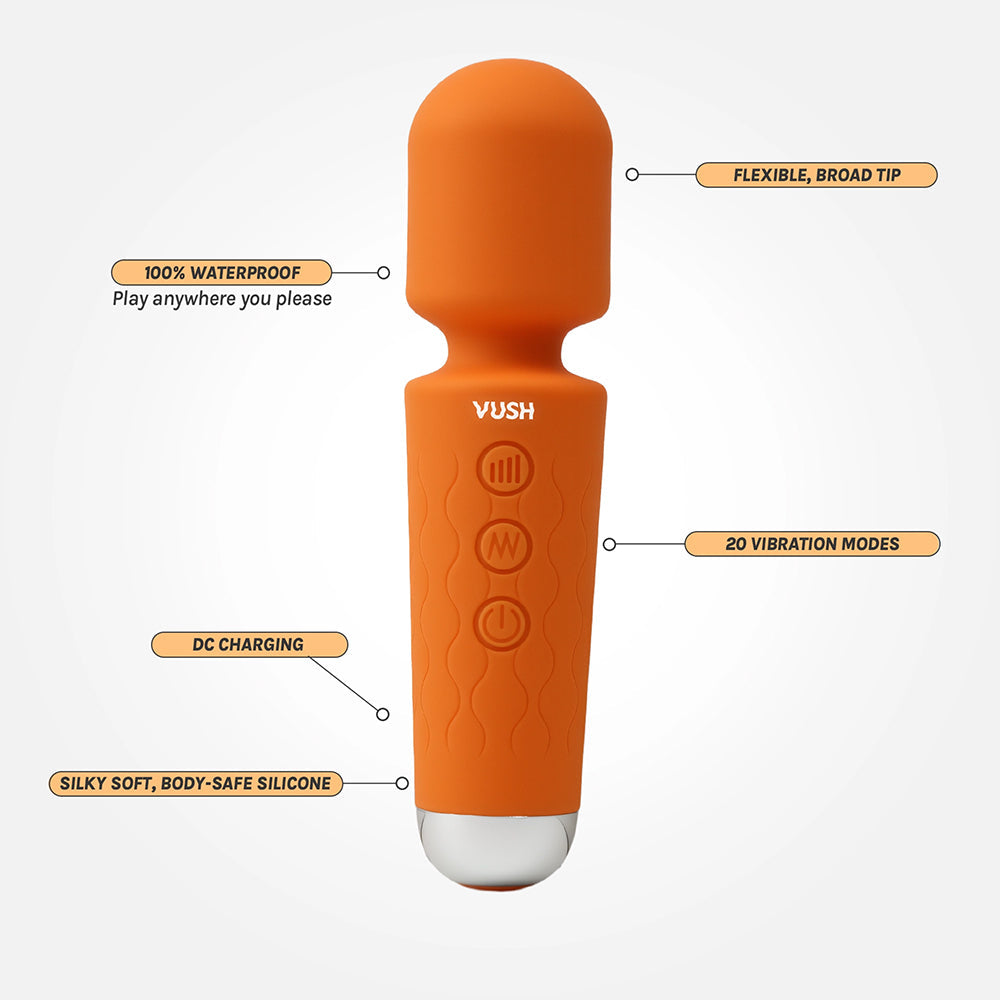 VUSH - ESSENTIALS MINI WAND VIBRATOR