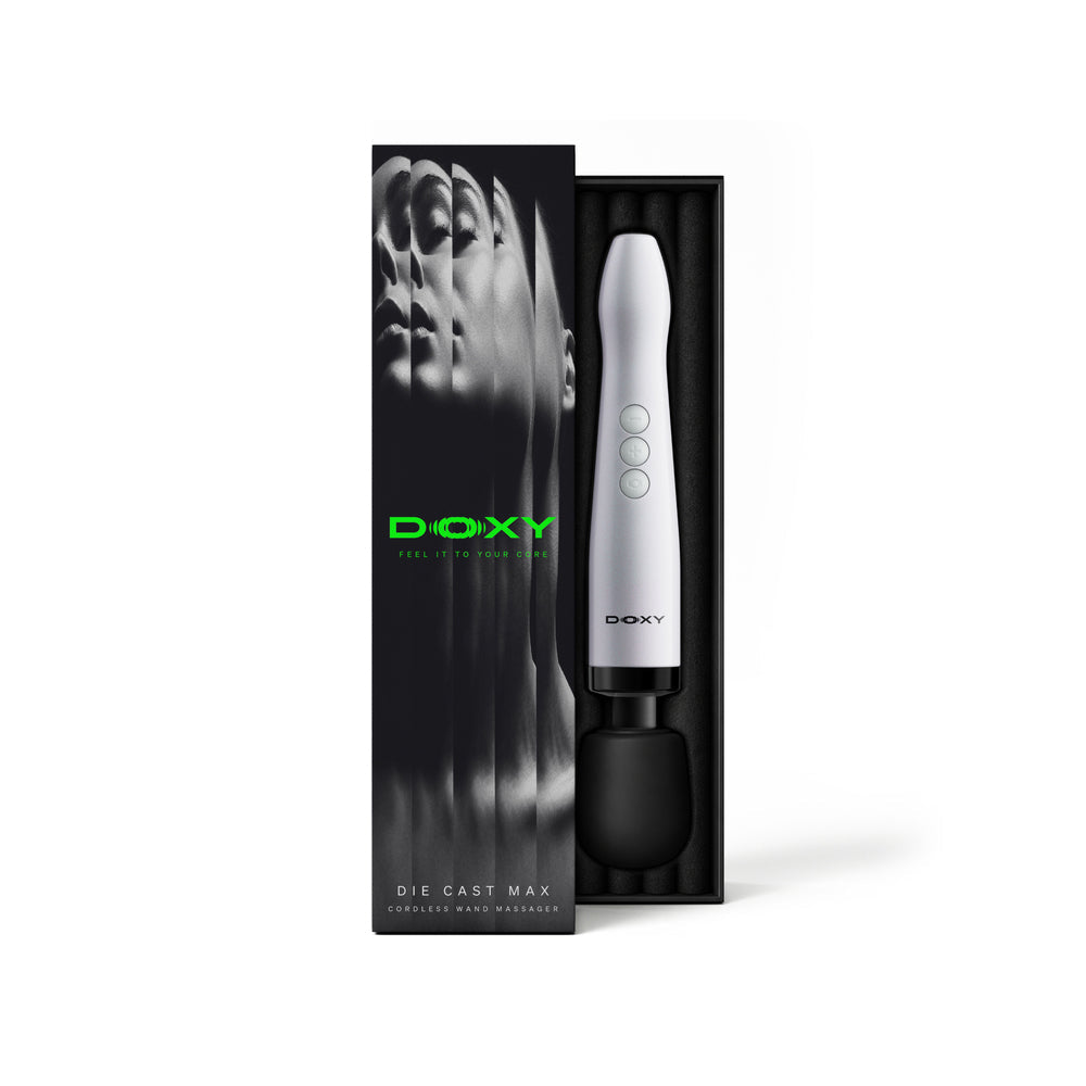 DOXY - DIE CAST MAX CORDLESS WAND WHITE