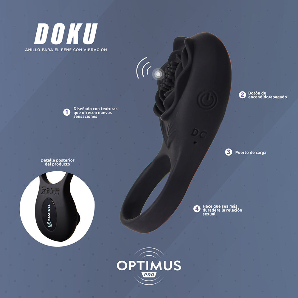 CAMTOYZ - VIBRATING RING WITH APP DOKU