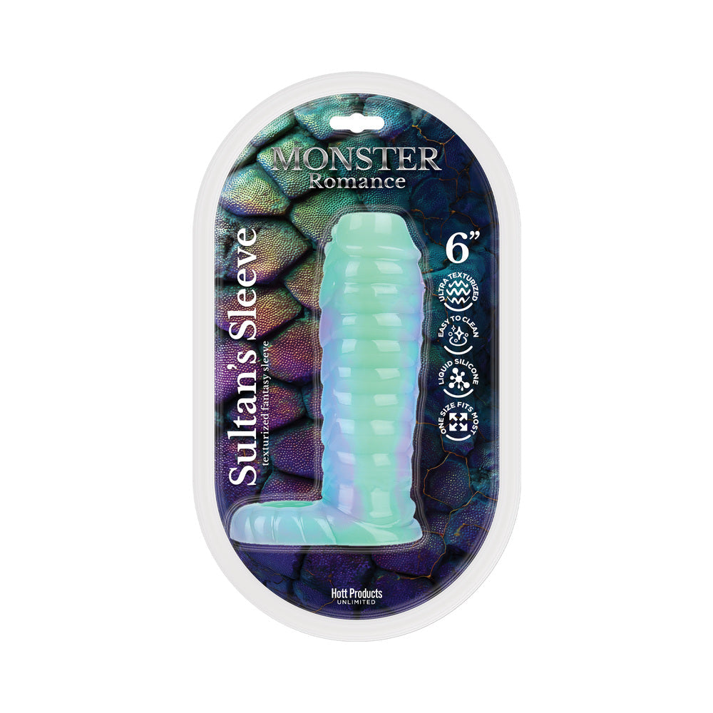 HOTT PRODUCTS - MONSTER ROMANCE SULTANS SLEEVE PENIS SLEEVE WITH SCROTUM STRAP
