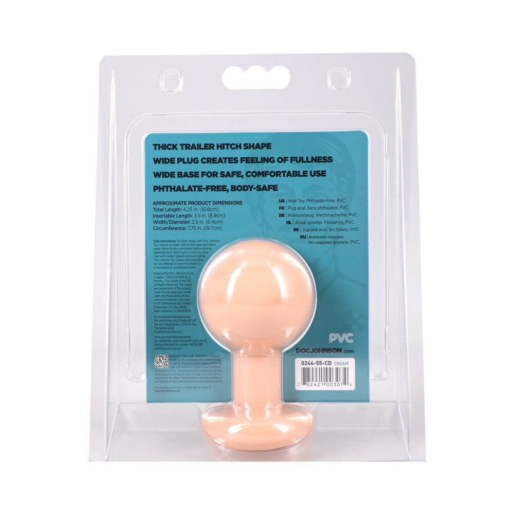 DOC JOHNSON - THE CLASSIC ROUND BUTT PLUG MEDIUM