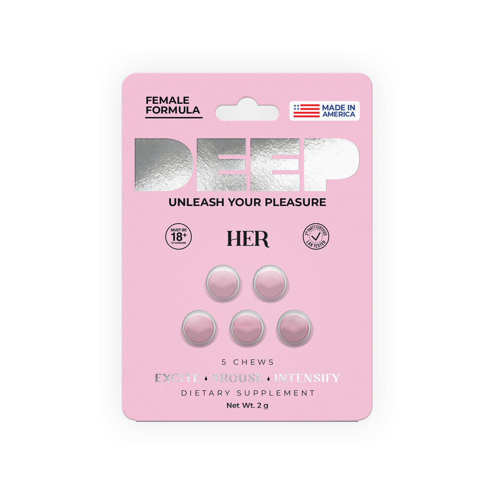 DOC JOHNSON - DEEP HER CHEWS 5/CARD 2G