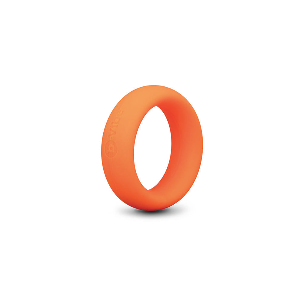 B-VIBE - SNUG RING 40MM SNUG FIT SILICONE C-RING ORANGE