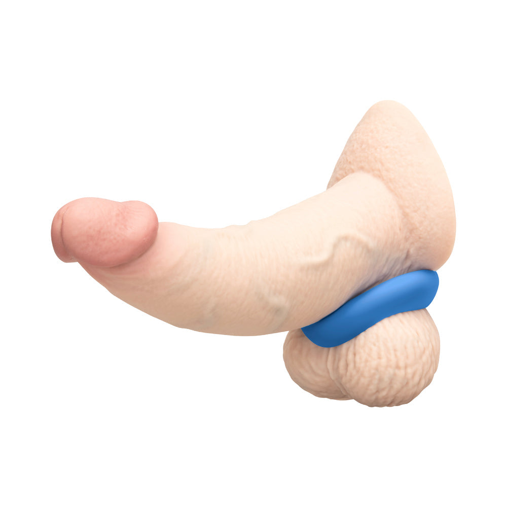B-VIBE - FLEX RING DELTA SILICONE C-RING BLUE