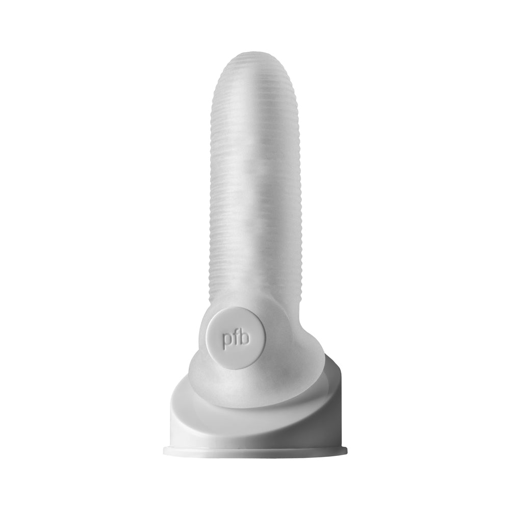PERFECT FIT - FAT BOY MICRO RIBBED SHEATH 5.5 IN. CLEAR