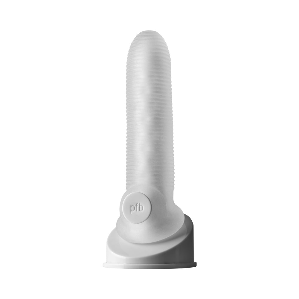 PERFECT FIT - FAT BOY MICRO RIBBED SHEATH 6.5 IN. CLEAR