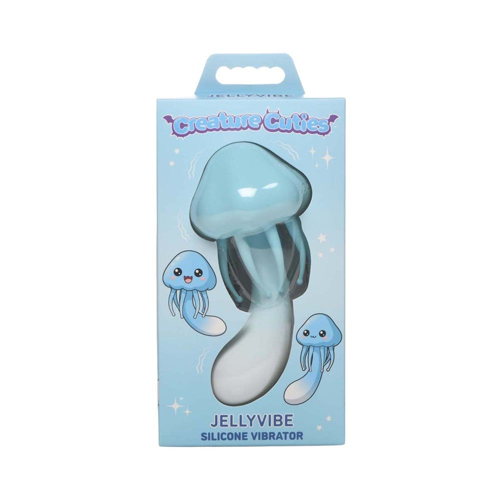 XR BRANDS - CREATURE CUTIES JELLYFISH SILICONE VIBRATOR
