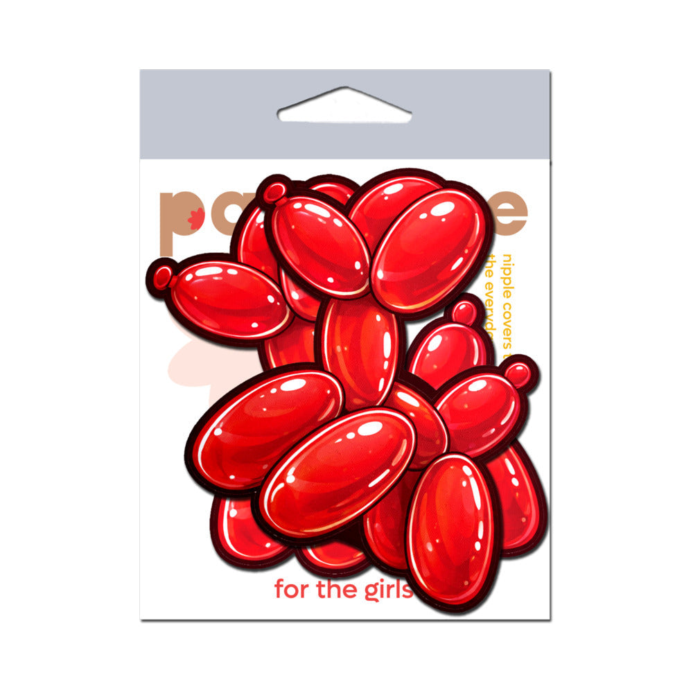 PASTEASE - RED BALLOON ANIMAL BREAST PASTIES